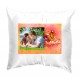 Pillow with frame butterfly 33x33 cm