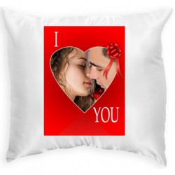 Pillow with frame I LOVE YOU 33x33 cm