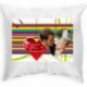 Pillow with frame red heart 4 33x33 cm