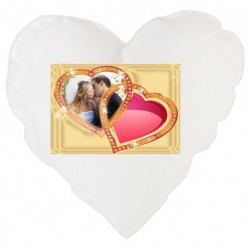 Pillow heart with frame 