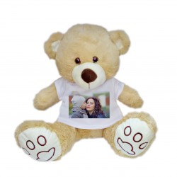 Bear 35 cm with front photo