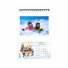 Desc calendar 12 pages format 17/25 cm