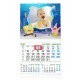 Business calendar with border 29/53 cm 