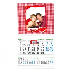 Business calendar with border 29/53 cm 