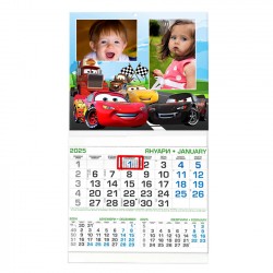 Business calendar with border 29/53 cm