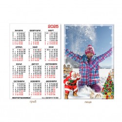 Calendar 6/9cm - laminated