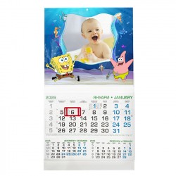 Business calendar with border 29/53 cm 