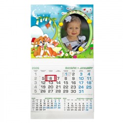 Business calendar with border 29/53 cm 