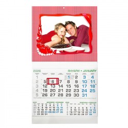 Business calendar with border 29/53 cm 