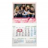 Business calendar with border 29/53 cm