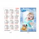 Calendar 6/9cm - laminated