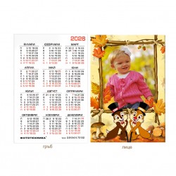 Calendar 6/9cm - laminated