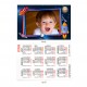 Календарче 6/9см- ламинирано