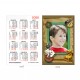 Calendar 6/9cm - laminated