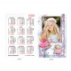 Calendar 6/9cm - laminated