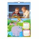 Calendar 6 pages and 6 photos, format 25/38 cm