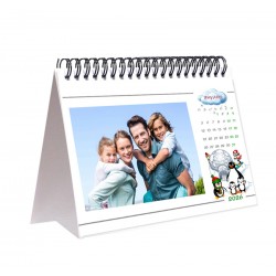 Desc calendar 12 pages format 18/13 cm