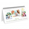 Desc calendar 12 pages format 26,7/12,7 cm