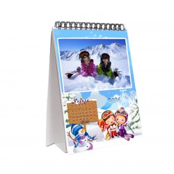 Desc calendar 12 pages format 17/25 cm