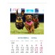 Desk calendar with ready-made design, size 13/18 cm