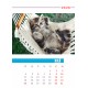 Desk calendar size 17/25 cm according to a ready-made design