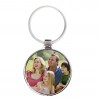 Metal key ring circle