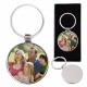 Metal key ring circle