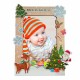 Merry Christmas MDF frame 10/15 cm