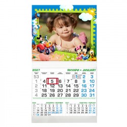 Business calendar with border 29/53 cm 